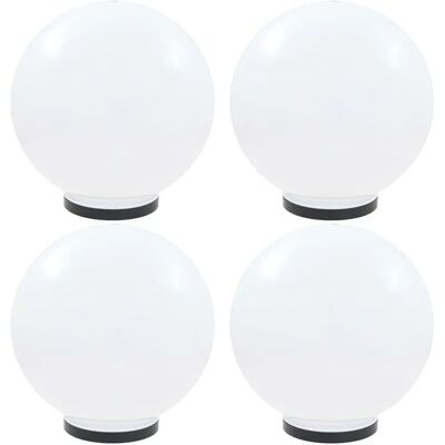 vidaXL Lumières de jardin LED - 4 pièces sphériques 40 cm PMMA vidaXL Lumières de jardin LED - 4 pièces sphériques 40 cm PMMA