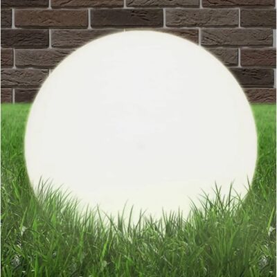 vidaXL 50 cm Weiße Sphärische Gartenscheinwerfer - Gartenleuchten vidaXL 50 cm Weiße Sphärische Gartenscheinwerfer - Gartenleuchten