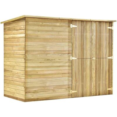 Casetta da Giardino Maisonchic in Legno di Pino - Doppia Porta - 232x110x170 cm Casetta da Giardino Maisonchic in Legno di Pino - Doppia Porta - 232x110x170 cm