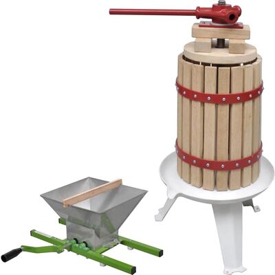 vidaXL Frugt- og Vinpresse og Knuser - 6L vidaXL Frugt- og Vinpresse og Knuser - 6L