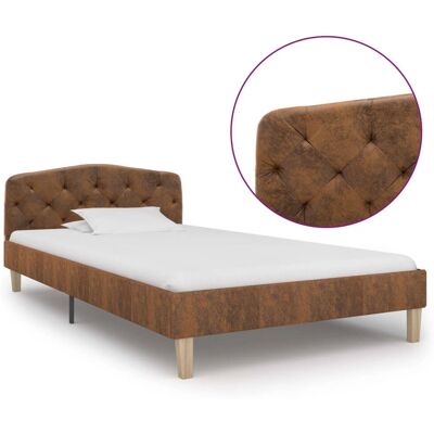 vidaXL 284938 Bettgestell - Braun - Klassisches Bettgestell für 120x200 cm Matratze vidaXL 284938 Bettgestell - Braun - Klassisches Bettgestell für 120x200 cm Matratze