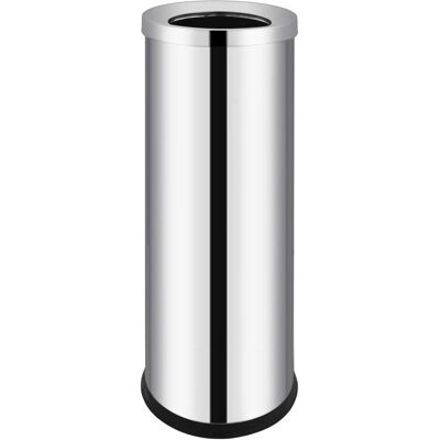 vidaXL Edelstahl-Mülleimer - 32 L - Modernes Zylinderdesign vidaXL Edelstahl-Mülleimer - 32 L - Modernes Zylinderdesign
