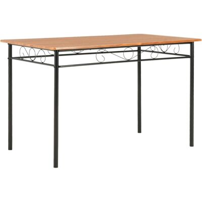 vidaXL 18514 Braune MDF Esstisch - Esstisch vidaXL 18514 Braune MDF Esstisch - Esstisch