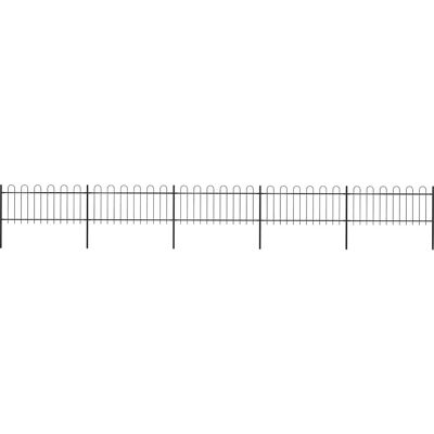 VIDAXL Stahl-Gartenzaun 8,5x0,8m - Gartenzaun VIDAXL Stahl-Gartenzaun 8,5x0,8m - Gartenzaun