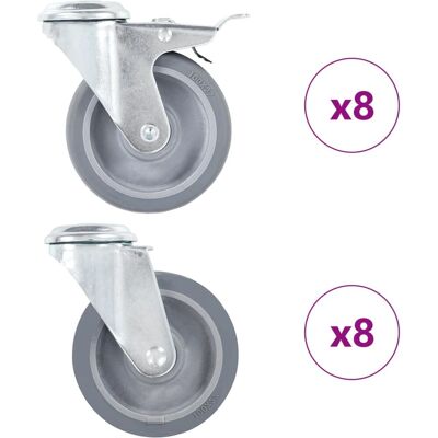 vidaXL 16 kpl. Ohjauspyörät - Huonekalujen pyörät vidaXL 16 kpl. Ohjauspyörät - Huonekalujen pyörät