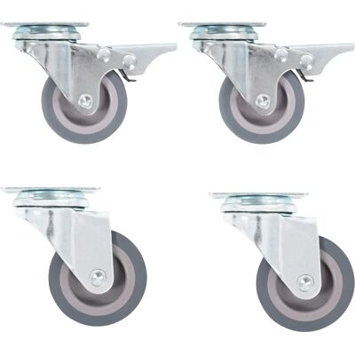 vidaXL 8 stk. Swivel hjul 50 mm - Swivel hjul vidaXL 8 stk. Swivel hjul 50 mm - Swivel hjul