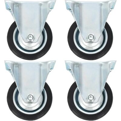 vidaXL 12 Stück Feste Rollen 75 mm - Rollen vidaXL 12 Stück Feste Rollen 75 mm - Rollen