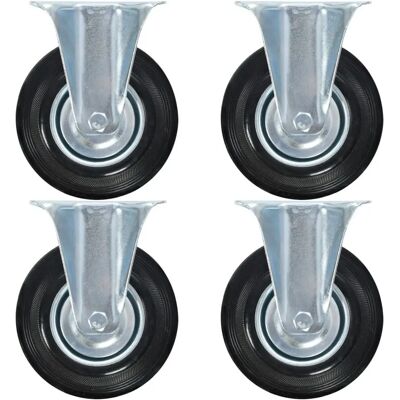 vidaXL 12 stk Faste hjul 125 mm - Hjul/hjul vidaXL 12 stk Faste hjul 125 mm - Hjul/hjul