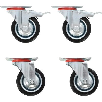 vidaXL 32 Stück Drehrollen 75 mm - Rollen vidaXL 32 Stück Drehrollen 75 mm - Rollen
