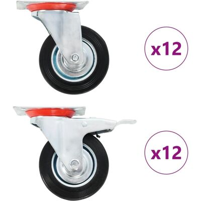vidaXL Drehrollen 100 mm - Rollen vidaXL Drehrollen 100 mm - Rollen