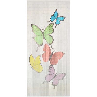 vidaXL Insektentürvorhang Bambus 90x200cm Mehrfarbig - Insektentürvorhang vidaXL Insektentürvorhang Bambus 90x200cm Mehrfarbig - Insektentürvorhang