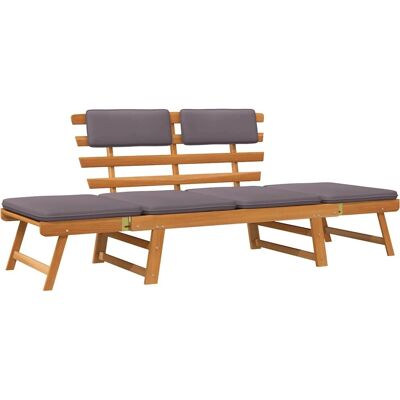 vidaXL Outdoor Rattan Daybed - Wetterfest 5-teiliges Set vidaXL Outdoor Rattan Daybed - Wetterfest 5-teiliges Set