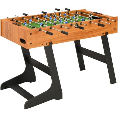 vidaXL Klappbarer Fußballtisch - 121x61x80 cm - Hellbraun vidaXL Klappbarer Fußballtisch - 121x61x80 cm - Hellbraun