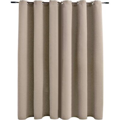 vidaXL Verdunkelungsvorhang Beige - Elegant für Privatsphäre vidaXL Verdunkelungsvorhang Beige - Elegant für Privatsphäre