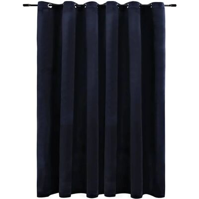 vidaXL Verdunkelungsvorhang Samt Schwarz 290x245 cm vidaXL Verdunkelungsvorhang Samt Schwarz 290x245 cm
