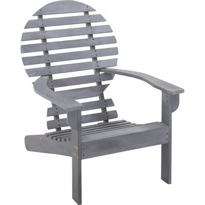 vidaXL - Adirondack chair - Grau - Akazienholz - Garden chair vidaXL - Adirondack chair - Grau - Akazienholz - Garden chair