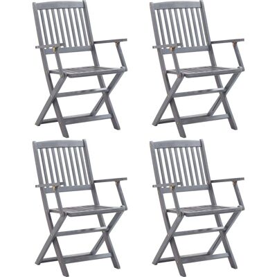 VidaXL 46334 Outdoor Chair - Weather-Resistant Acacia Wood VidaXL 46334 Outdoor Chair - Weather-Resistant Acacia Wood