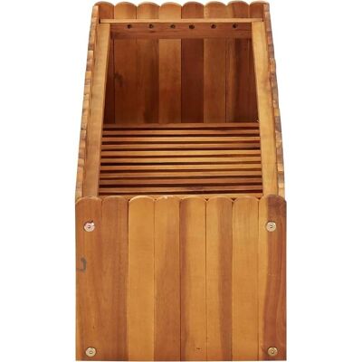 vidaXL Garten-Hochbeet 100x30x25 cm Massiv Akazienholz Braun - Hochbeet vidaXL Garten-Hochbeet 100x30x25 cm Massiv Akazienholz Braun - Hochbeet
