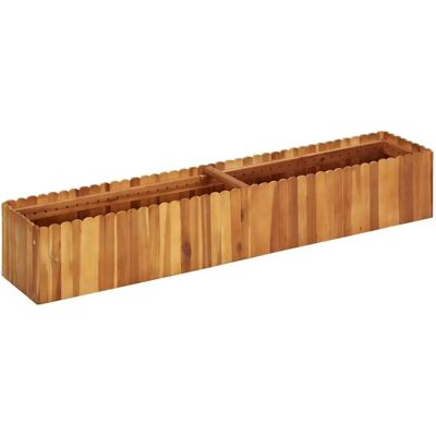 vidaXL Tuin Verhoogd Bed - 150x30x25 cm - Houten Planter vidaXL Tuin Verhoogd Bed - 150x30x25 cm - Houten Planter