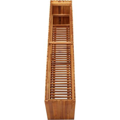 vidaXL Hochbeet aus massivem Akazienholz 150x30x50 cm - Garten Hochbeet - Braun vidaXL Hochbeet aus massivem Akazienholz 150x30x50 cm - Garten Hochbeet - Braun