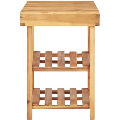 vidaXL Estante de zapatos de madera de acacia - Duradera vidaXL Estante de zapatos de madera de acacia - Duradera
