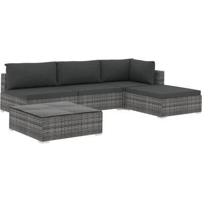 Ensemble de Mobilier d'Extérieur VidaXL - Résistant aux Intempéries, Modulable - Publicité Ensemble de Mobilier d'Extérieur VidaXL - Résistant aux Intempéries, Modulable - Publicité