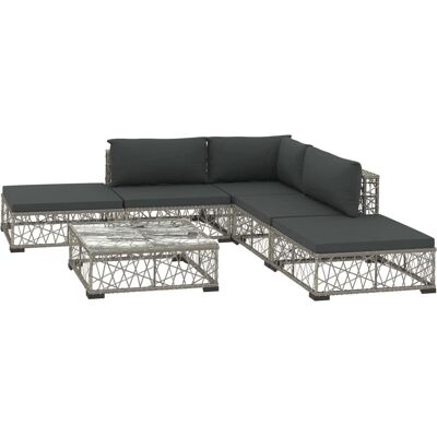vidaXL Zestaw Mebli Ogrodowych - Wodoodporny Rattan vidaXL Zestaw Mebli Ogrodowych - Wodoodporny Rattan
