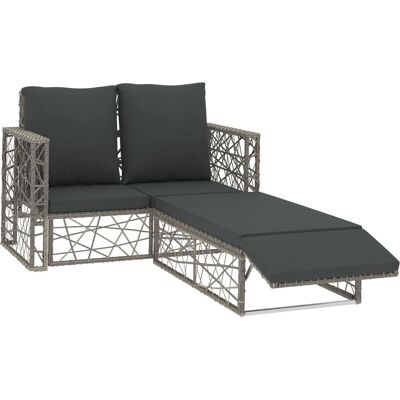 VidaXL Gartenmöbel-Set - Grau VidaXL Gartenmöbel-Set - Grau