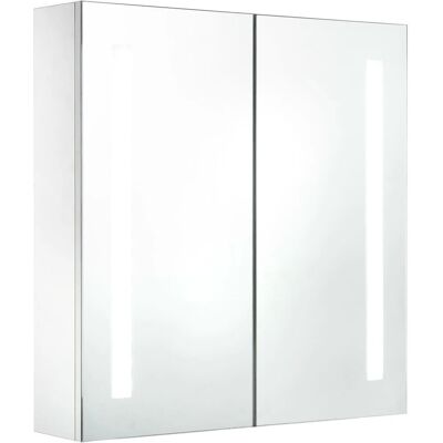 vidaXL Badezimmer Spiegelschrank - LED - 60x14x62 cm vidaXL Badezimmer Spiegelschrank - LED - 60x14x62 cm