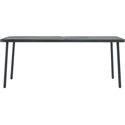 MAISONCHIC Stalowy Stół Ogrodowy - 180x83x72 cm - Styl Industrialny MAISONCHIC Stalowy Stół Ogrodowy - 180x83x72 cm - Styl Industrialny