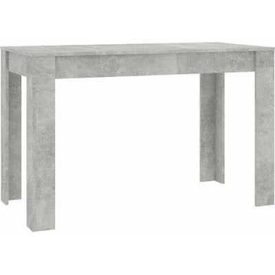 vidaXL Table à manger Béton Gris 120x60x76 cm Bois Ingénierie - Dining Table - Publicité vidaXL Table à manger Béton Gris 120x60x76 cm Bois Ingénierie - Dining Table - Publicité