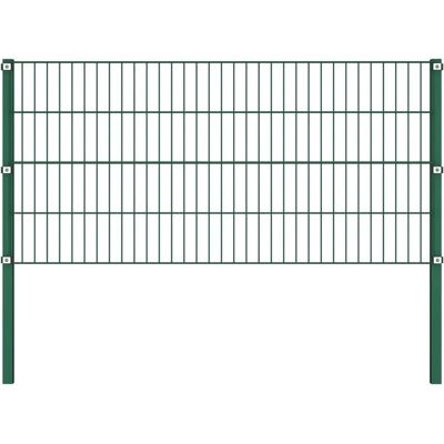 Maisonchic - Panel de valla con postes de hierro 11,9x0,8 m - Valla de jardín Maisonchic - Panel de valla con postes de hierro 11,9x0,8 m - Valla de jardín