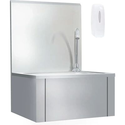 vidaXL Handwaschbecken mit Wasserhahn und Seifenspender - Handwaschbecken vidaXL Handwaschbecken mit Wasserhahn und Seifenspender - Handwaschbecken