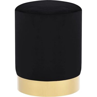 vidaXL - Samt- und Goldfarbiger Barhocker - Edles Design vidaXL - Samt- und Goldfarbiger Barhocker - Edles Design
