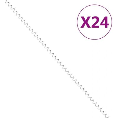 vidaXL Gabion Spirals 24 Stück Galvanisiertes Stahl 100 cm - Gabion Spiralen vidaXL Gabion Spirals 24 Stück Galvanisiertes Stahl 100 cm - Gabion Spiralen