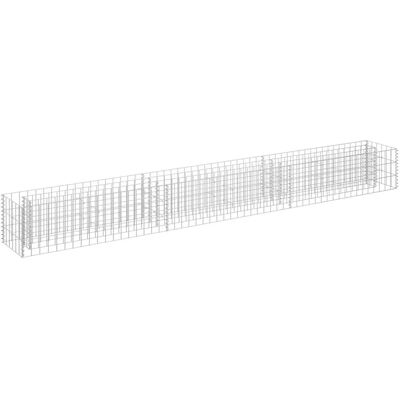 vidaXL Verzinkter Stahl Hochbeet - Gartengrenze vidaXL Verzinkter Stahl Hochbeet - Gartengrenze