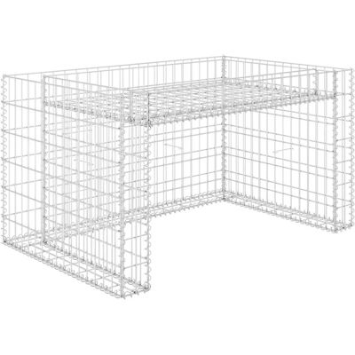 vidaXL Garten Garage mit Hochbeet 110x80x60cm Stahl Draht vidaXL Garten Garage mit Hochbeet 110x80x60cm Stahl Draht