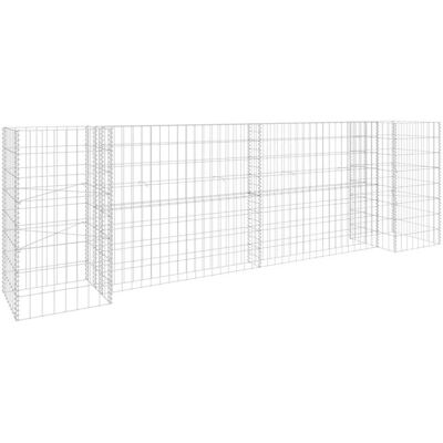 vidaXL H-förmiger Gabion Pflanzkorb Stahlseil 260x40x80cm Gartentopf vidaXL H-förmiger Gabion Pflanzkorb Stahlseil 260x40x80cm Gartentopf