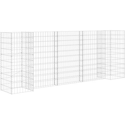 vidaXL H-förmiger Gabionen Pflanzkübel Stahlseil 260x40x100 cm - Gartenrand vidaXL H-förmiger Gabionen Pflanzkübel Stahlseil 260x40x100 cm - Gartenrand