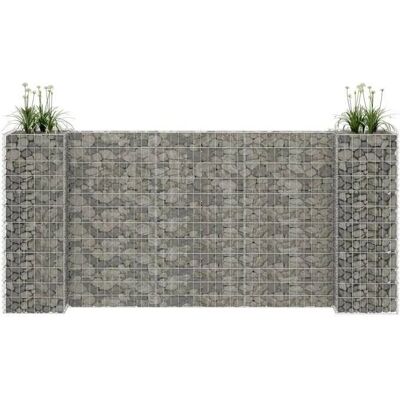 vidaXL H-förmiger Gabion Pflanzkübel Stahl Draht 260x40x120cm Gabion Korb Wandtopf vidaXL H-förmiger Gabion Pflanzkübel Stahl Draht 260x40x120cm Gabion Korb Wandtopf