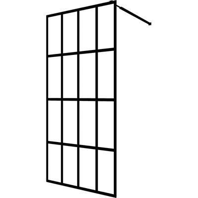 vidaXL Walk-in-Duschtürrahmen - Sicherheitsglas - 98-100x195 cm vidaXL Walk-in-Duschtürrahmen - Sicherheitsglas - 98-100x195 cm