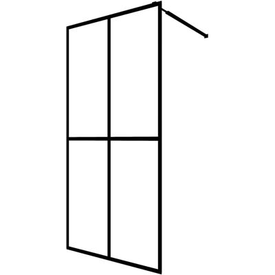 vidaXL Walk-in Shower Screen Frosted White - Shower Screen vidaXL Walk-in Shower Screen Frosted White - Shower Screen