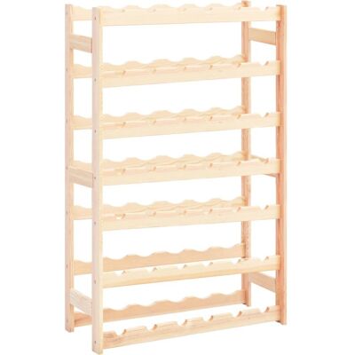 Etagère à vin en pin vidaXL - 42 bouteilles - Rangement rustique - Publicité Etagère à vin en pin vidaXL - 42 bouteilles - Rangement rustique - Publicité