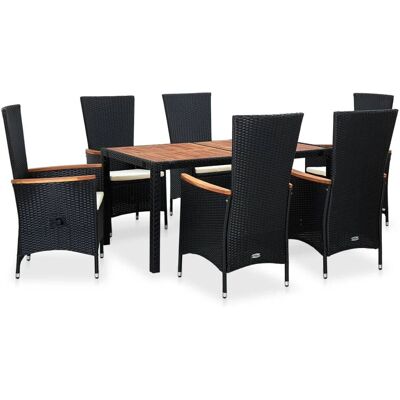 vidaXL Gartenmöbel Set - Rattanset für Garten und Terrasse vidaXL Gartenmöbel Set - Rattanset für Garten und Terrasse