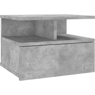 vidaXL Nachttisch - Beton Grau - Sperrholz - 40x31x27cm - Nachttisch vidaXL Nachttisch - Beton Grau - Sperrholz - 40x31x27cm - Nachttisch