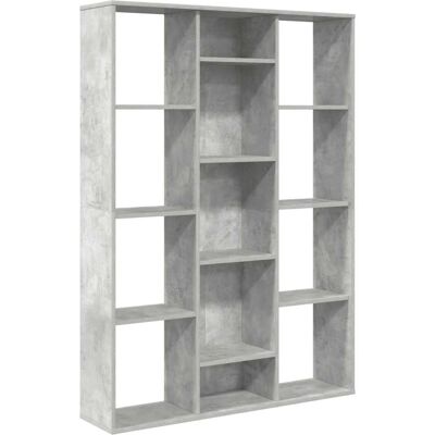 vidaXL Raumteiler/Bücherschrank Beton Grau 100x24x140 cm Spanplatte - Raumteiler/Bücherschrank vidaXL Raumteiler/Bücherschrank Beton Grau 100x24x140 cm Spanplatte - Raumteiler/Bücherschrank