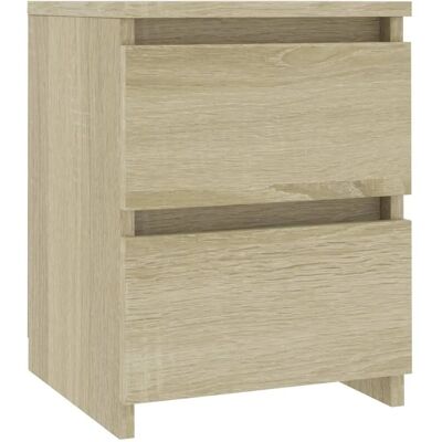 vidaXL Yöpöytä Sonoma Tammisävy 30x30x40 cm Puu-inspiraatioitu Materiaali - Yöpöytä vidaXL Yöpöytä Sonoma Tammisävy 30x30x40 cm Puu-inspiraatioitu Materiaali - Yöpöytä