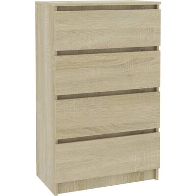 vidaXL Sonoma Eichen Sideboard - 4 Schubladen Möbel vidaXL Sonoma Eichen Sideboard - 4 Schubladen Möbel