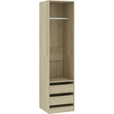 Armoire avec tiroirs Sonoma Chêne - 50cm Meuble de rangement - Publicité Armoire avec tiroirs Sonoma Chêne - 50cm Meuble de rangement - Publicité