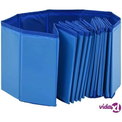 vidaXL Faltbarer Hundeschwimmbecken Blau 160x30cm - Hundepool vidaXL Faltbarer Hundeschwimmbecken Blau 160x30cm - Hundepool
